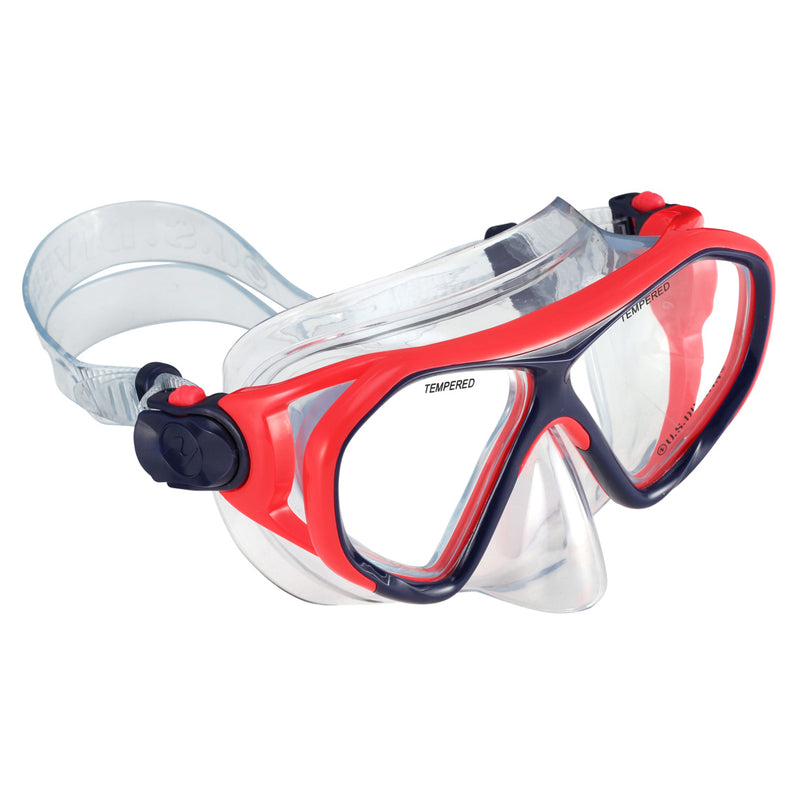 U.S. Divers Dorado II Junior Mask, Fins, DX Snorkel Youth Set, Medium (Used)