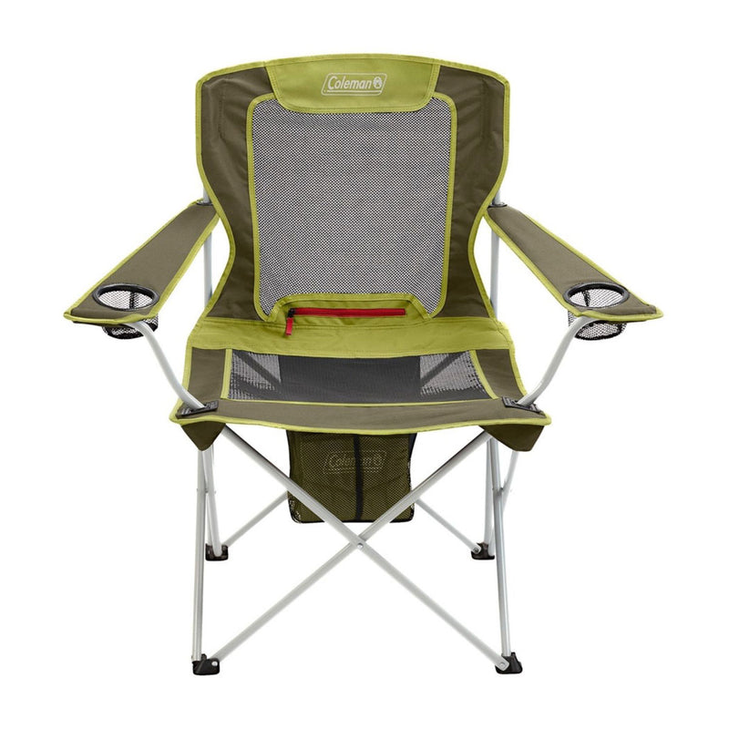 Coleman All Season Camping Folding Chair with Removable Insulated Cover, Olive