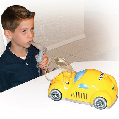 Drive Medical 18041-Y Home Kids Checker Car Compressor Nebulizer Kit, Yellow