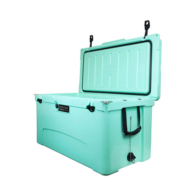 Driftsun Portable 110 Quart Insulated Hardside Ice Chest Cooler, Sea Foam Green