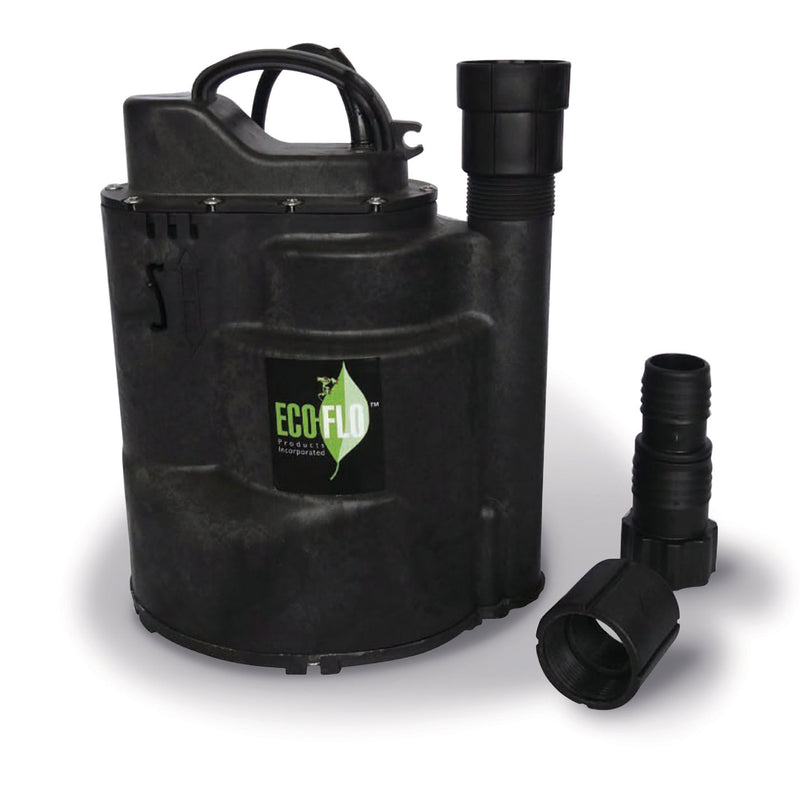Eco-Flo SUP59 1/2 HP 115V 2520 GPH Automatic Submersible Utility Sump Water Pump