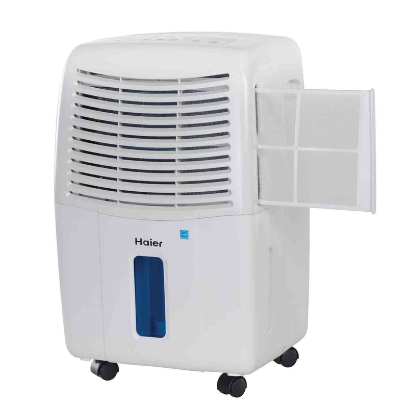 Haier Energy Star 50pnt Rolling Dehumidifier w/Smart Dry (Certified Refurbished)