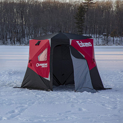 Eskimo Outbreak 250XD 3 Person Portable Insulated Popup Ice Fishing Tent Shelter