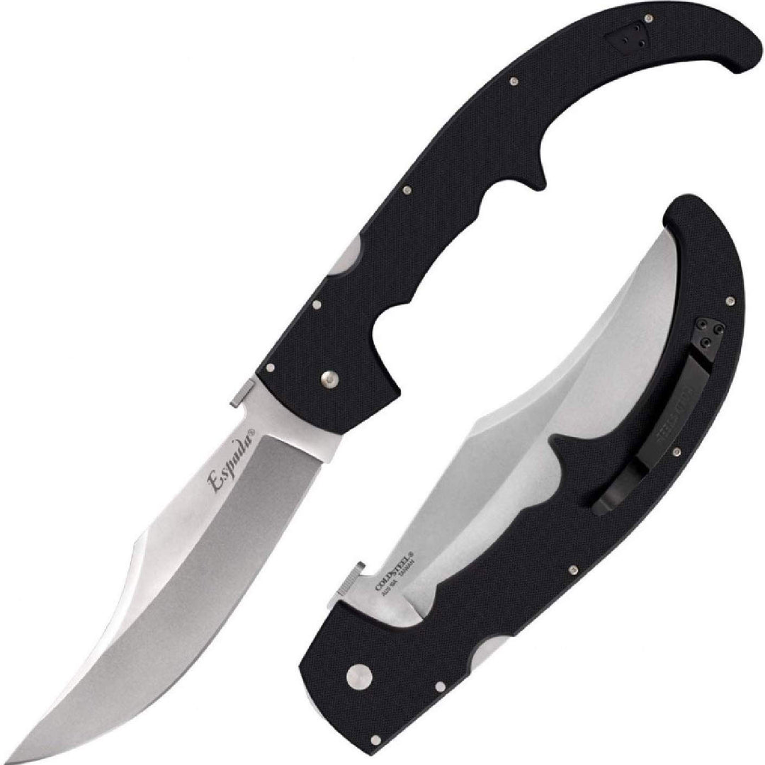 Cold Steel 62MGC 7.2-Inch X-Large Plain Edge G-10 Espada Folding Pocket Knife - VMInnovations
