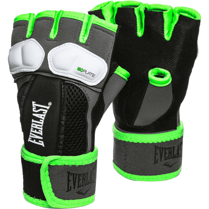Everlast Prime Evergel Protective Boxing Hand Wrap Gloves, Green, Size Large