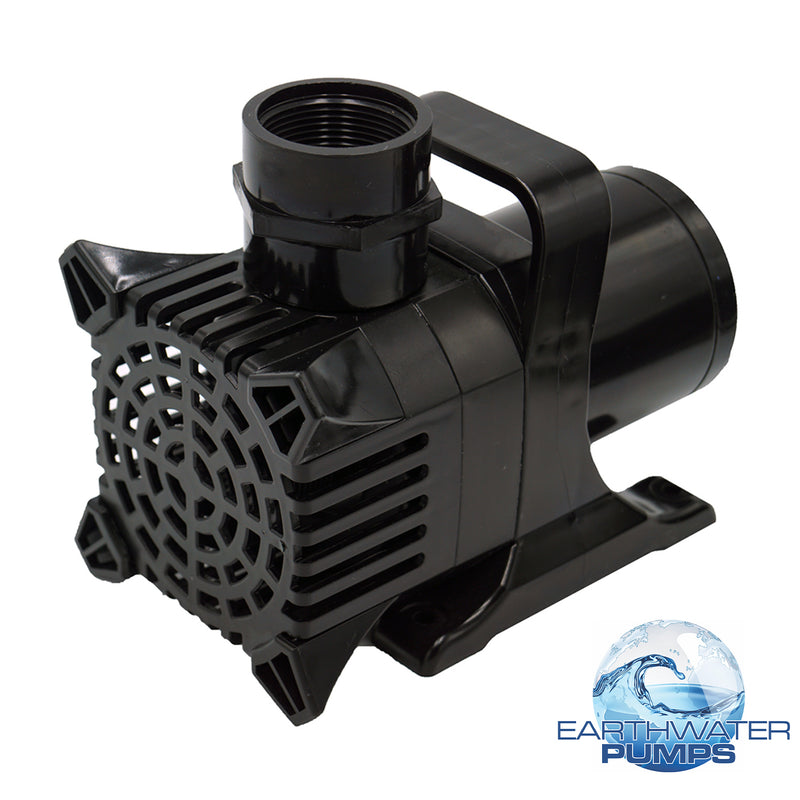 Earthwater Pumps EW-8000 Submersible Pump for Fountain, Pond, & Hydroponics