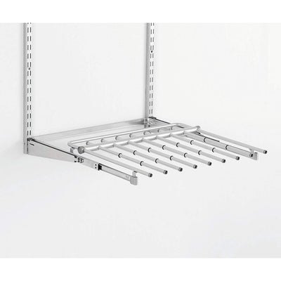Rubbermaid Configurations Add-On Pants Rack Holds 7 Pairs of Pants, Titanium