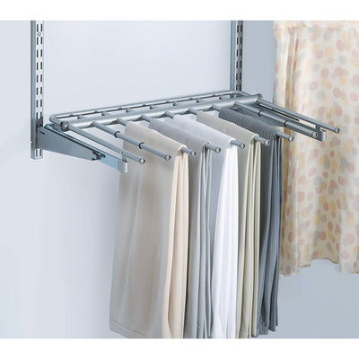 Rubbermaid Configurations Add-On Pants Rack Holds 7 Pairs of Pants, Titanium
