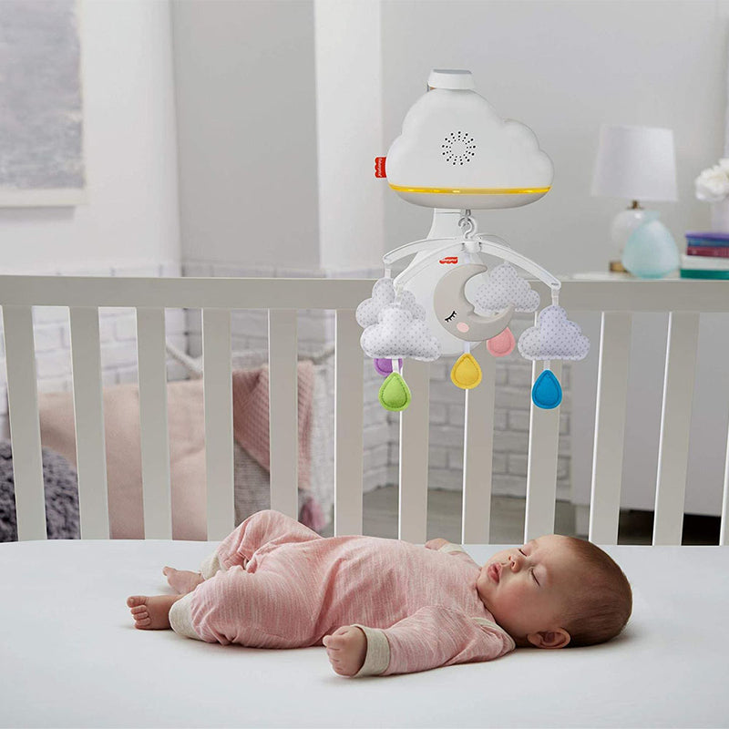 Fisher-Price Interactive Motorized Calming Clouds Infant Crib Mobile Soother Toy