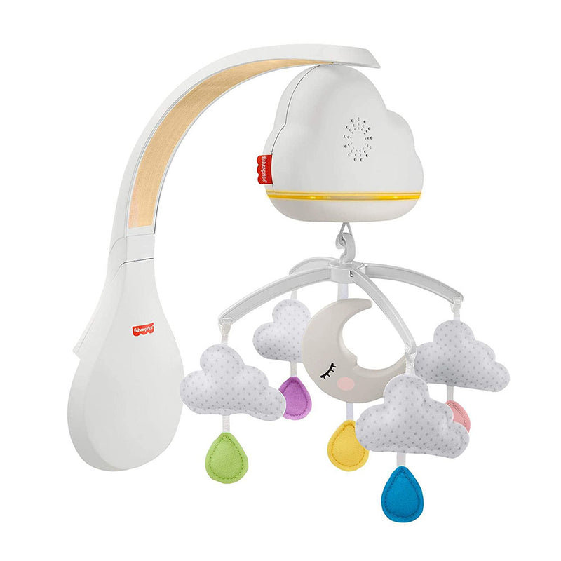 Fisher-Price Interactive Calming Clouds Infant Crib Mobile Soother Toy(Open Box)
