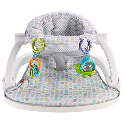 Fisher-Price Supportive Sit-Me-Up Comfy Interactive Floor Seat Infant Mat Toy