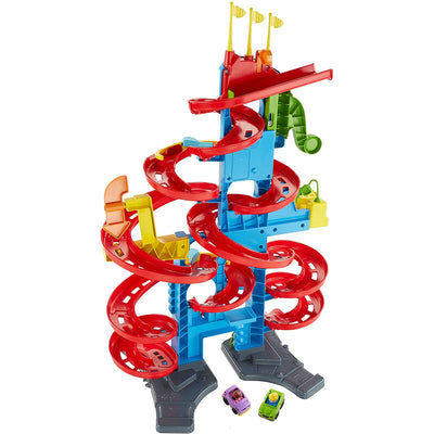 Fisher-Price Little People Take Turns Skyway 3 Foot Tall Kid's Racer Toy Playset