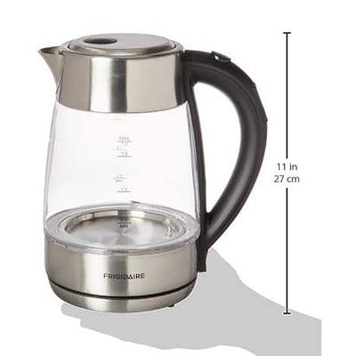 Frigidaire 1.8 Qt Cordless Glass Tea Kettle w/Digital Temp Control (Open Box)