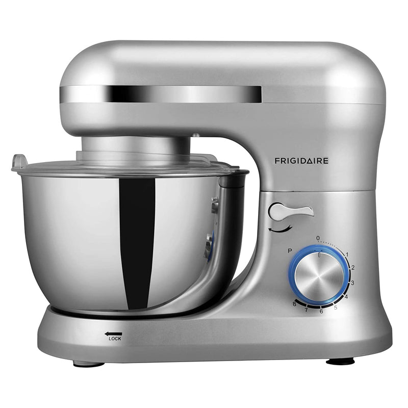 Frigidaire 4.5L 8 Speed Electric Stand Mixer with Accessories, Silver (Open Box)