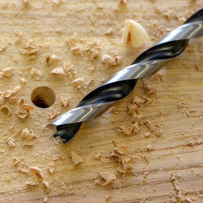 Fisch 29 Piece Chrome Vanadium Steel Brad Point Drill Bit Set for Woodworking