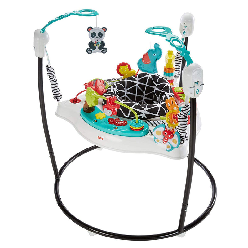 Fisher-Price FWY41 Animal Wonders Jumperoo with 360-Degree Spin Capacity, Teal
