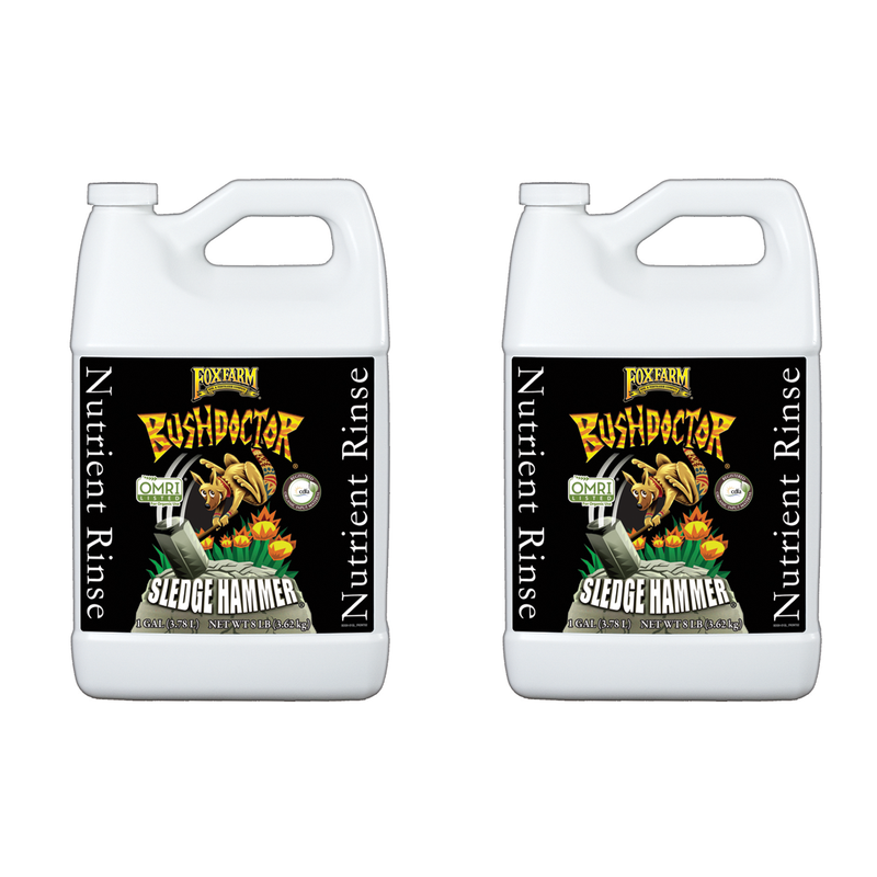 FoxFarm Bush Doctor SledgeHammer Fertilizer Buildup Nutrient Rinse (2 Pack) - VMInnovations