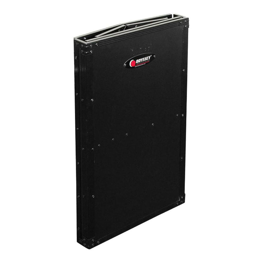 Odyssey Collapsible 19 x 30 Inch Tall DJ Fold Out DJ Laptop Table Stand, Black - VMInnovations