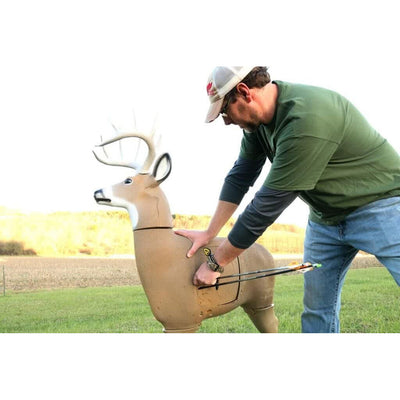 GlenDel 3D Archery Lifelike Pre Rut Buck Target with Replaceable Vitals Insert - VMInnovations