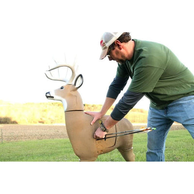 GlenDel 3D Archery Lifelike Pre Rut Buck Target with Replaceable Vitals Insert