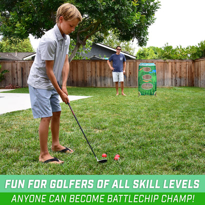 GoSports BattleChip Vertical Golf Challenge 26 x 48" Outdoor Backyard Lawn Game