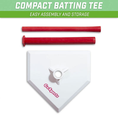GoSports Baseball & Softball 22 to 37 Inch Adjustable Height Rubber Batting Tee