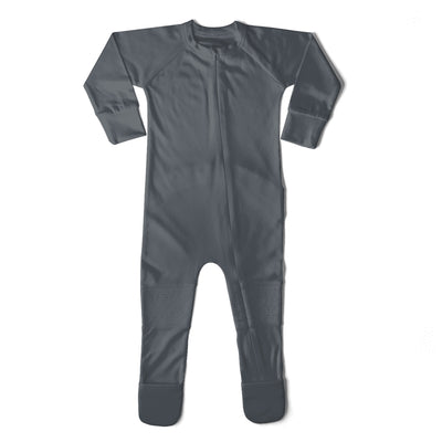 Goumikids Unisex Baby Footie Pajamas Organic Sleeper Clothes, 12-18M Midnight
