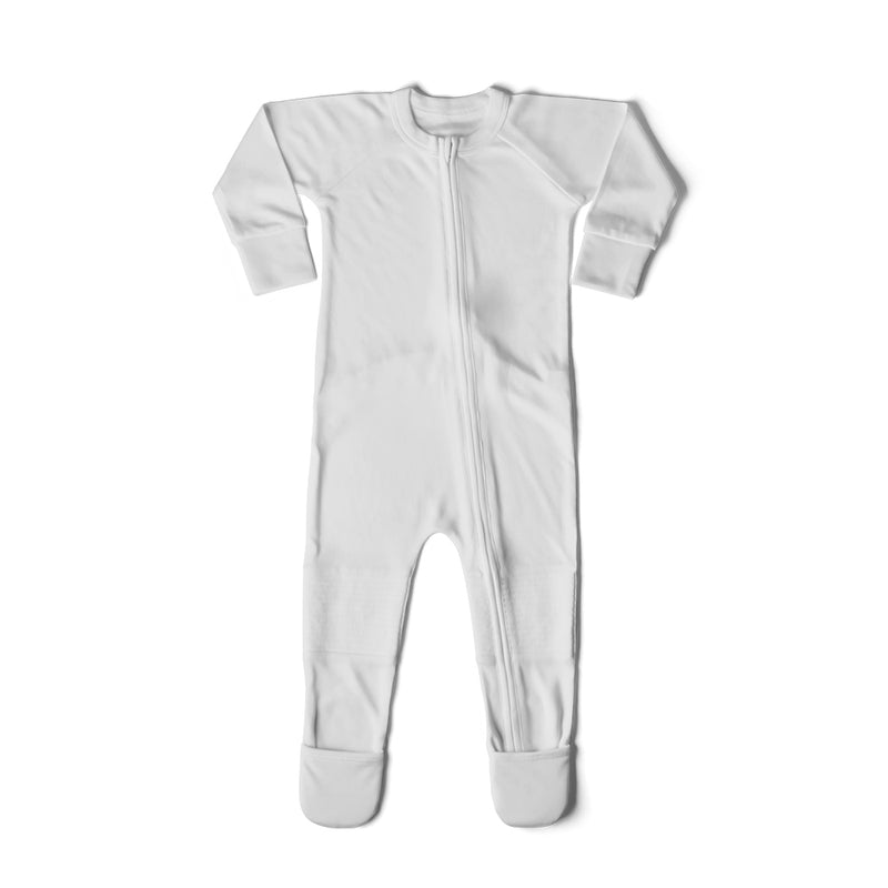 Goumikids Unisex Baby Footie Pajamas Organic Sleeper Clothes, 6-9M Desert Mist