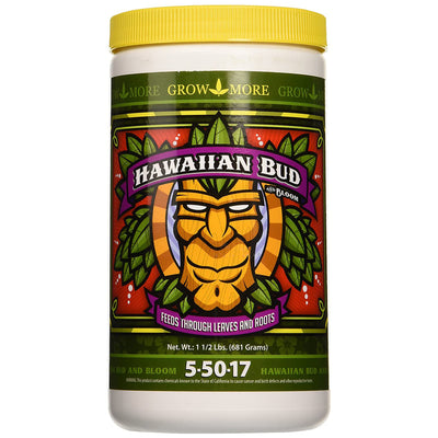 Grow More GR17508 Hawaiian Bud Nutrient Blend for Flowering Plants, 1.5 Pounds