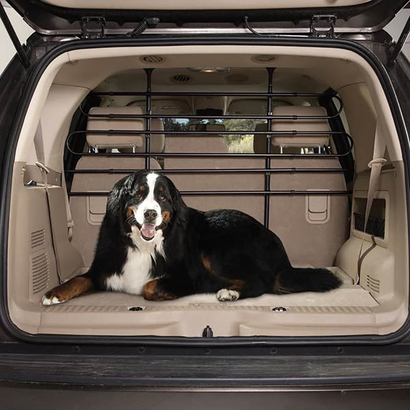 Guardian Gear Steel Pet Safety SUV Vehicle Travel Barrier Gate, Black (Used)