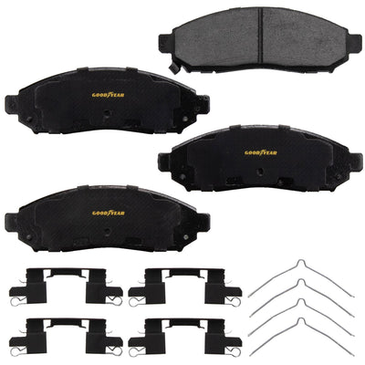 Goodyear Brakes GYD1092 Automotive Carbon Ceramic Truck and SUV Front Brake Pads
