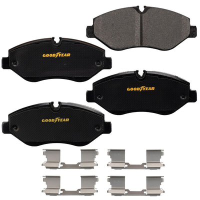 Goodyear Brakes GYD1316 Automotive Carbon Ceramic Truck and SUV Front Brake Pads