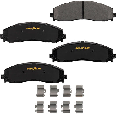 Goodyear Brakes GYD1691 Truck and SUV Carbon Ceramic Rear Disc Brake Pads Set