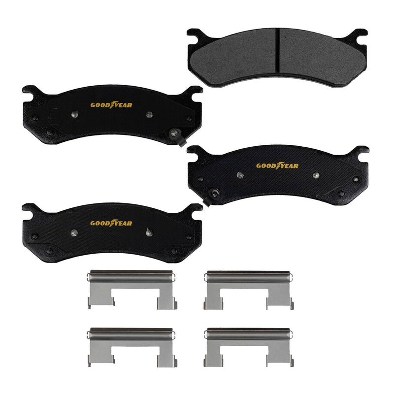 Goodyear Brakes GYD785 Automotive Carbon Ceramic Truck and SUV Front Brake Pads