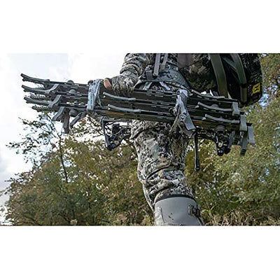 Hawk Helium Hunting Treestand Climbing Stick with Fold Up Steps, 3 Pack (Used)