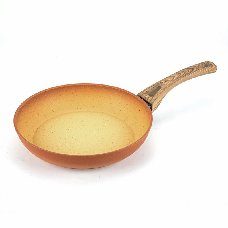 Hamilton Beach 12 Inch Forged Aluminum Terracotta Nonstick Coated Frying Pan