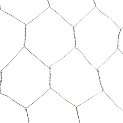 YardGard 48" x 25' 2" Mesh Hexagonal Poultry Netting Garden Wire Fence, Silver