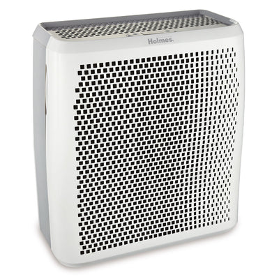 Holmes Indoor 3-Speed True HEPA Allergen Air Purifier & Odor Eliminator, White