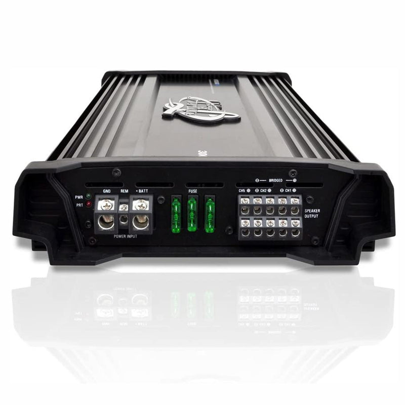 Lanzar 5 Channel 3,000 Watt Car Audio MOSFET Amplifier with Bluetooth (Open Box)