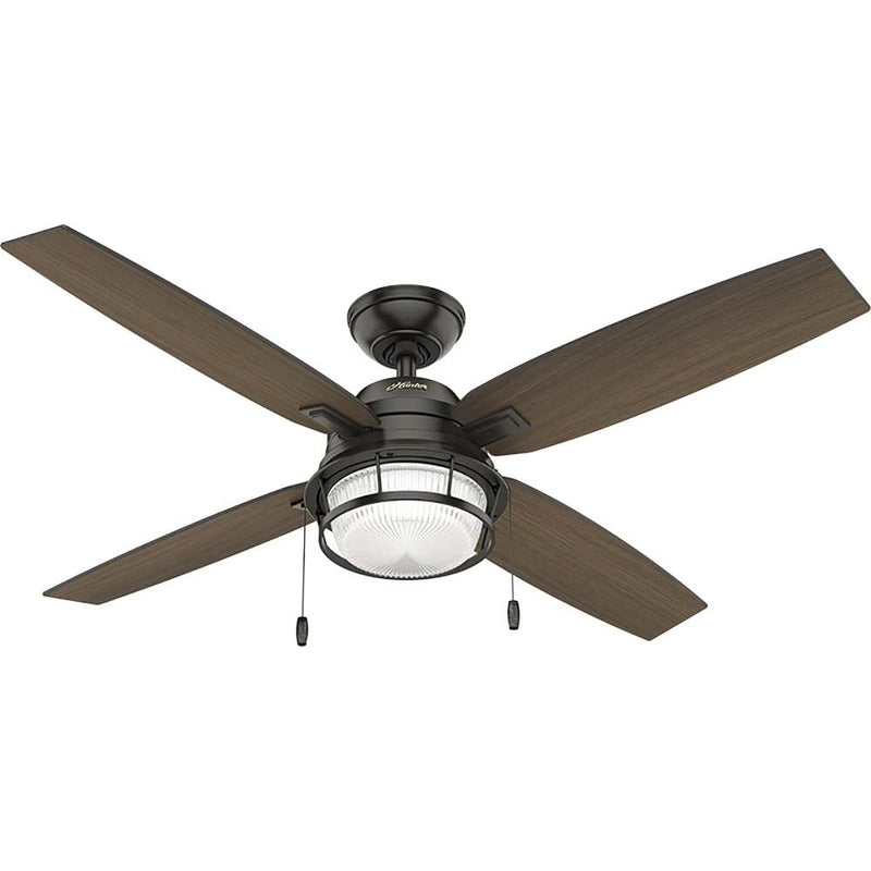 Hunter Ocala 52 Inch Indoor/Outdoor Ceiling Fan w/ LED Light, Noble Bronze