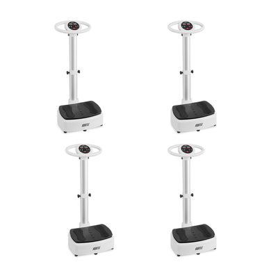 Hurtle Standing Vibration Platform Full Body Exercise Machine Workout Trainer (4 Pack)