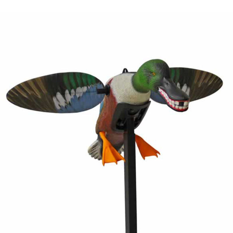 MOJO Outdoors Spoonzilla Shoveler Duck Decoy w/ Spinning Wings and Pole (2 Pack)
