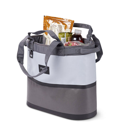 Igloo Reactor 56 Can Soft Sided Insulated Cinch Cooler Tote Bag, Gray (Open Box)