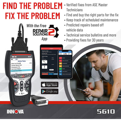 INNOVA 5610 CarScan Pro Bluetooth Code Reader Vehicle Diagnostic Scanner Tool