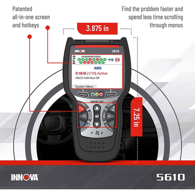 INNOVA 5610 CarScan Pro Bluetooth Code Reader Vehicle Diagnostic Scanner Tool