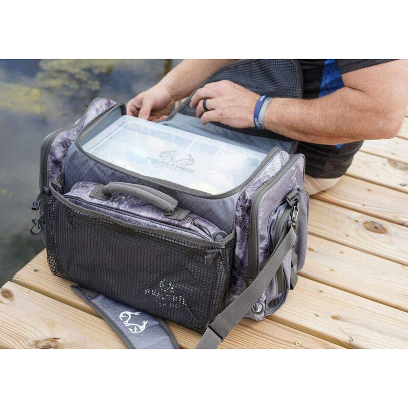 Insights Fishing i4 Tackle Bag 3700 Series Fishing Duffel Bag, Realtree Gray