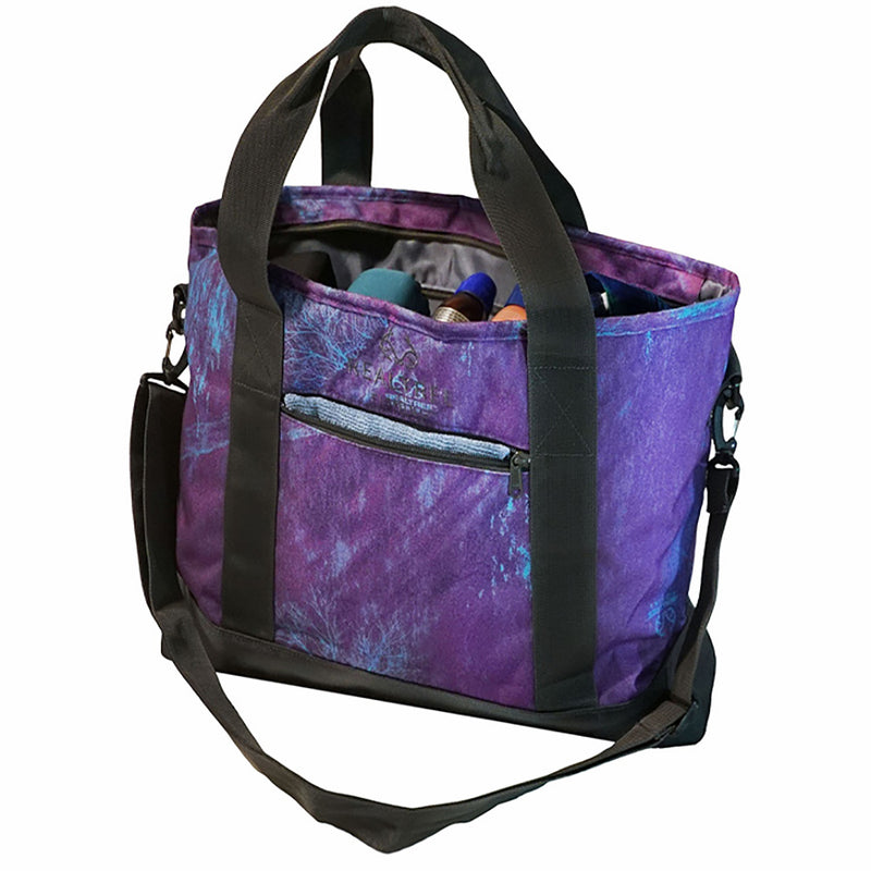 Insights Fishing Realtree Spacious Carry-All Tote Beach Bag, Plum Crazy Purple