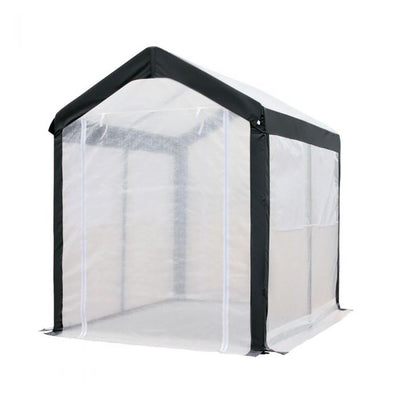 Gable 7' Tall Enclosed Walk In Garden Greenhouse (Used)