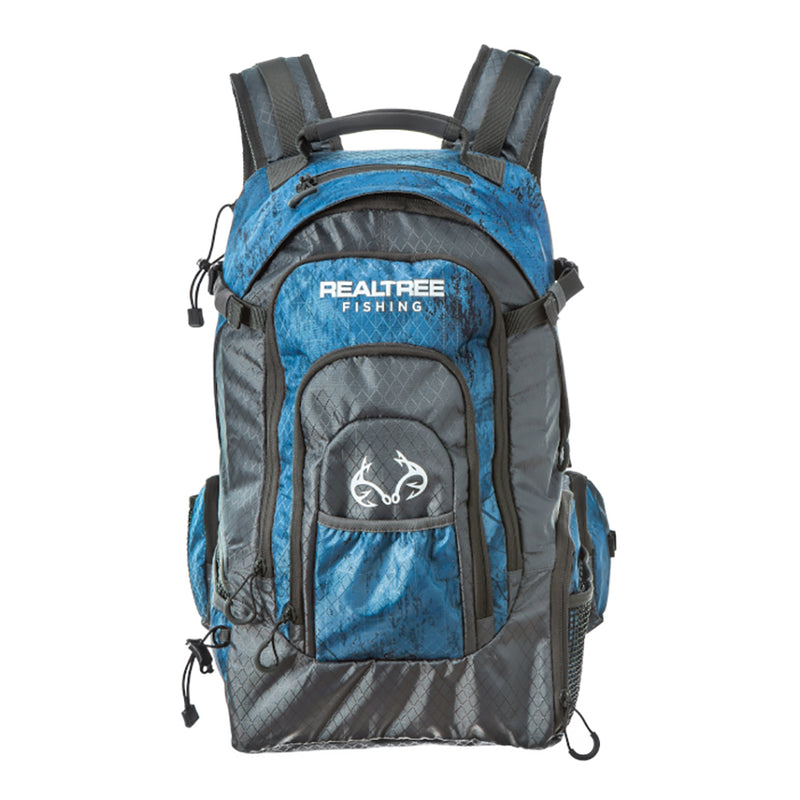 Insights Fishing 3600 i3 Tackle Outdoor Fishing Carry Backpack, Realtree Blue