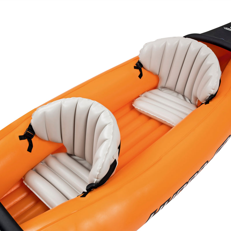 Bestway 126 x 35" Lite-Rapid X2 Inflatable Kayak w/ Oars (Open Box) (2 Pack)